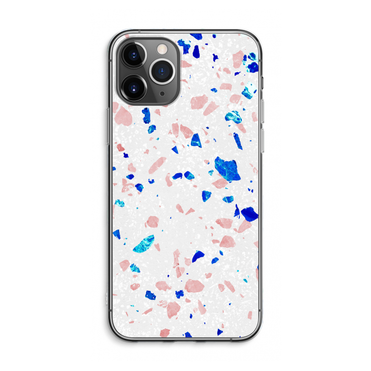 CaseCompany Terrazzo N°6: iPhone 11 Pro Max Transparant Hoesje