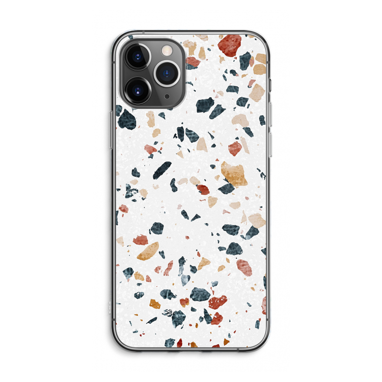 CaseCompany Terrazzo N°4: iPhone 11 Pro Max Transparant Hoesje