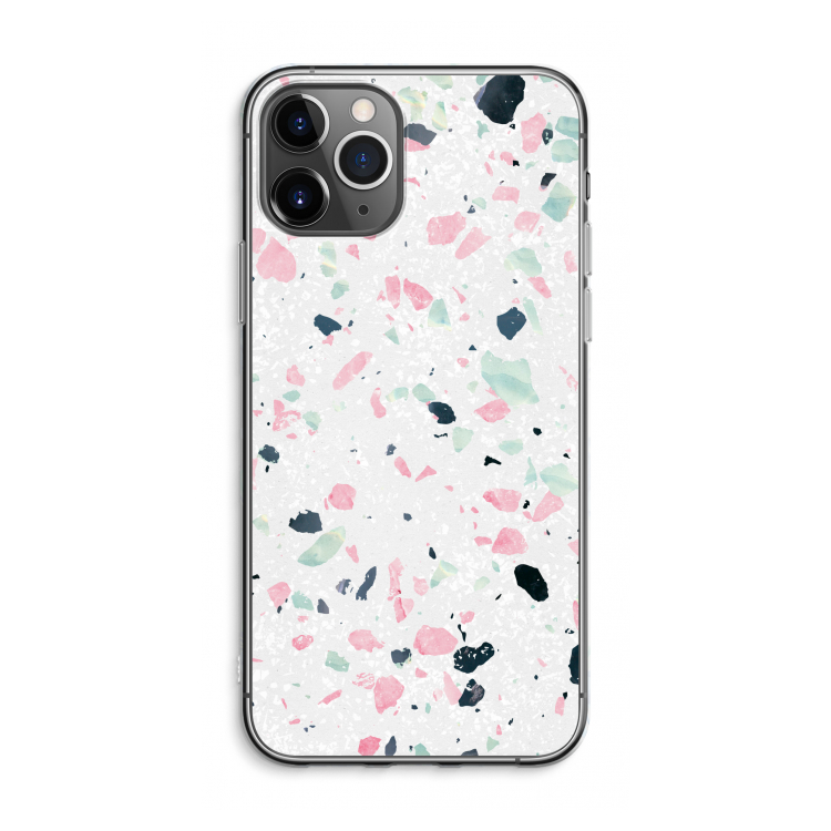CaseCompany Terrazzo N°3: iPhone 11 Pro Max Transparant Hoesje