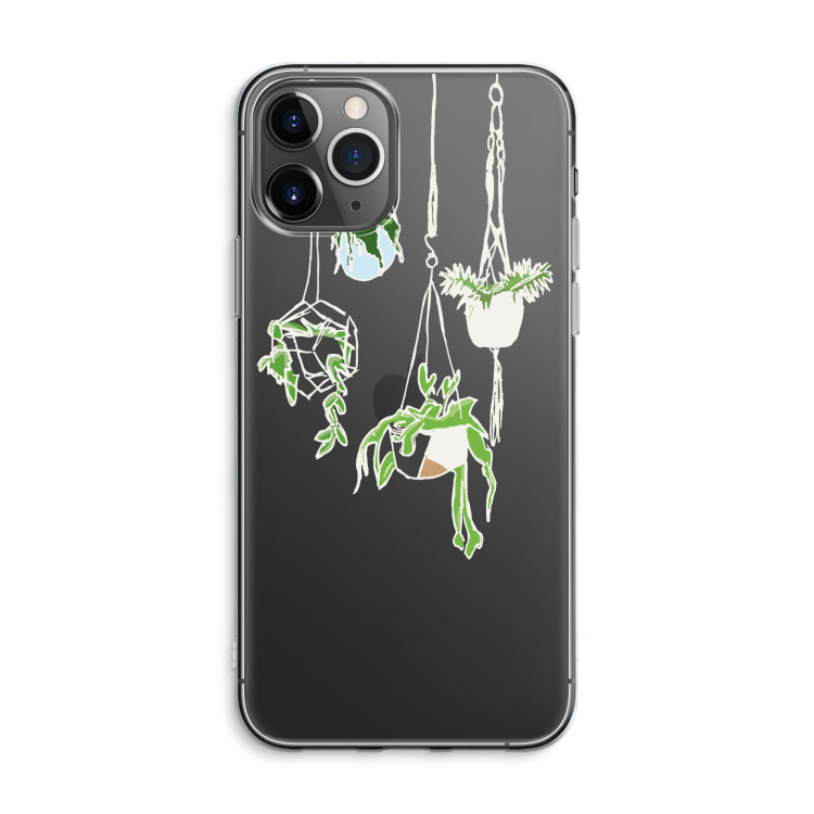 Hang In There: iPhone 11 Pro Max Transparant Hoesje