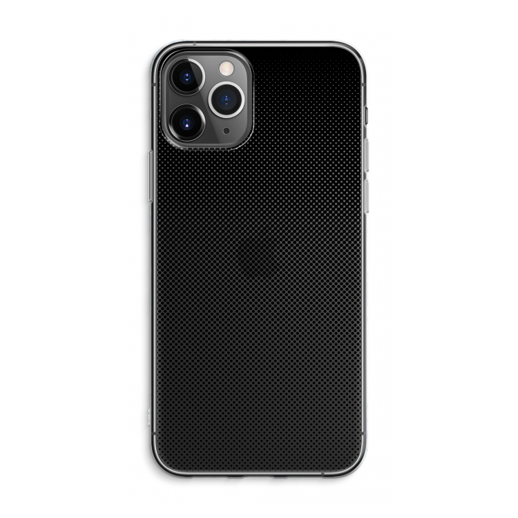 CaseCompany Musketon Halftone: iPhone 11 Pro Max Transparant Hoesje