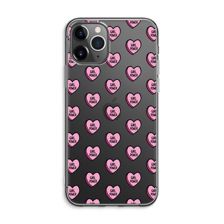 GIRL POWER: iPhone 11 Pro Max Transparant Hoesje