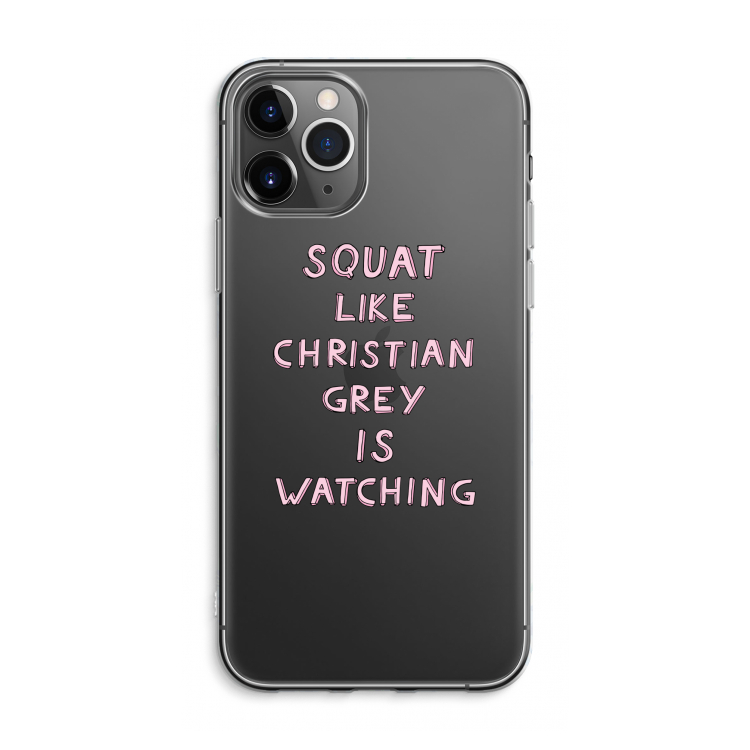 Christian Grey: iPhone 11 Pro Max Transparant Hoesje