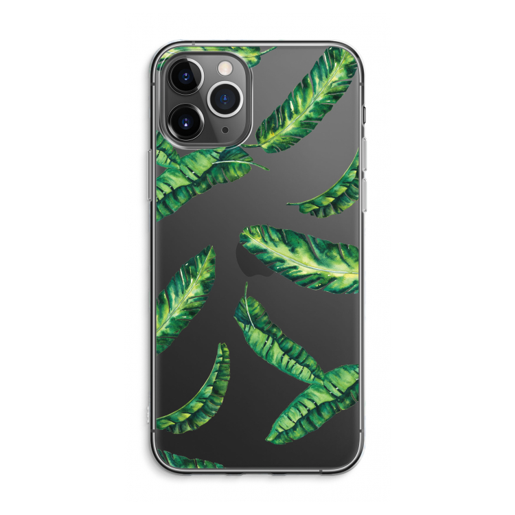Lange bladeren: iPhone 11 Pro Max Transparant Hoesje