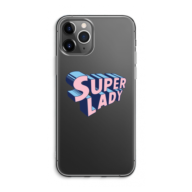 CaseCompany Superlady: iPhone 11 Pro Max Transparant Hoesje