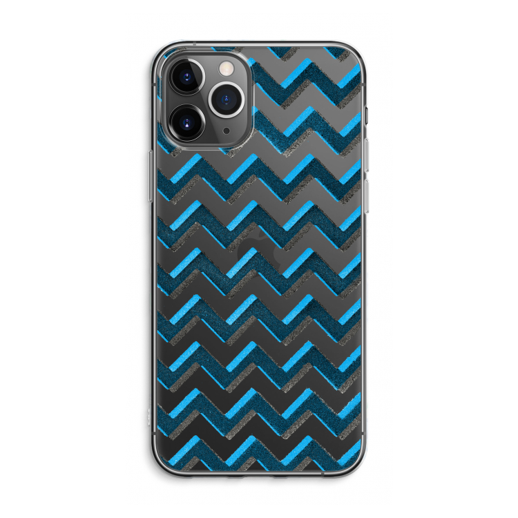 CaseCompany Onderbroken lijn: iPhone 11 Pro Max Transparant Hoesje