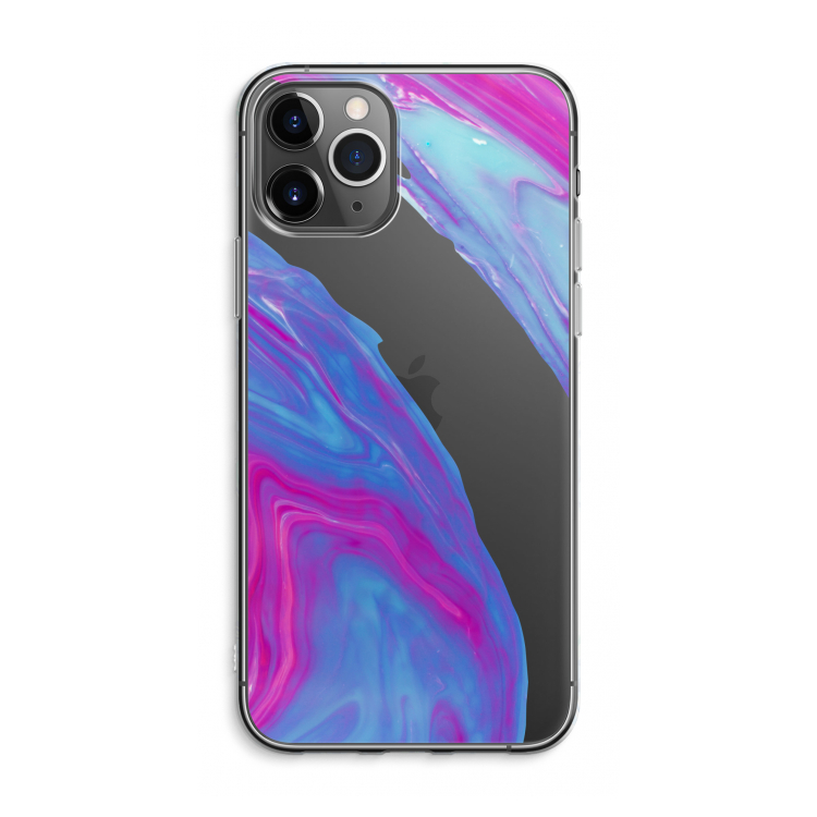 CaseCompany Zweverige regenboog: iPhone 11 Pro Max Transparant Hoesje