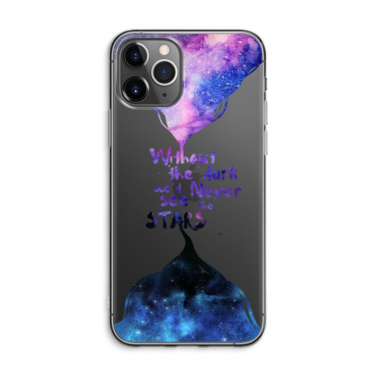 CaseCompany Stars quote: iPhone 11 Pro Max Transparant Hoesje