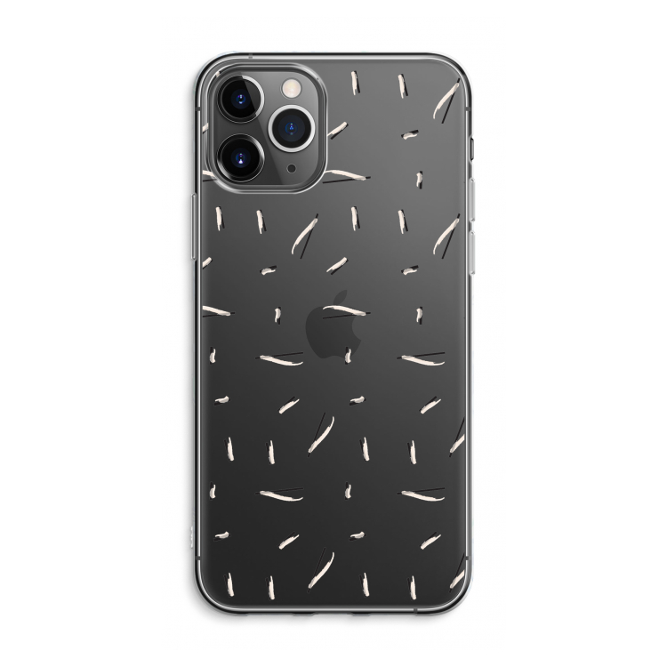 Hipster stripes: iPhone 11 Pro Max Transparant Hoesje