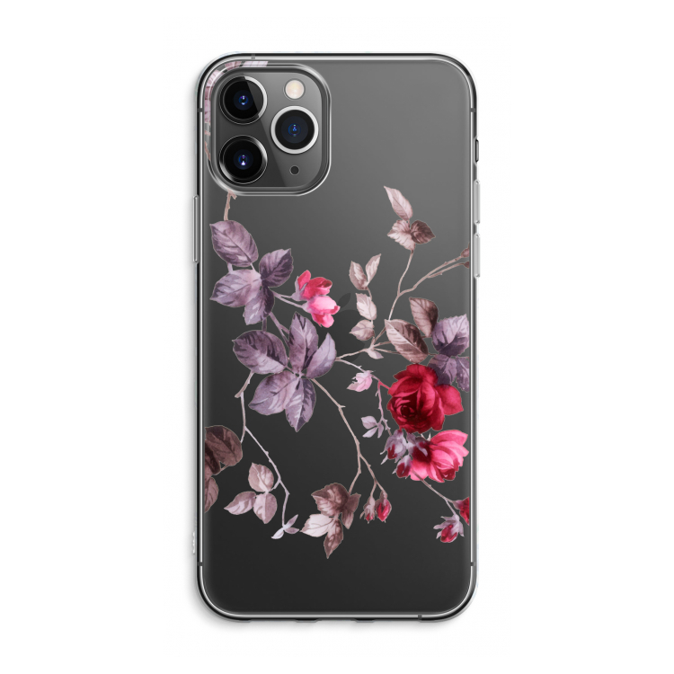 Mooie bloemen: iPhone 11 Pro Max Transparant Hoesje