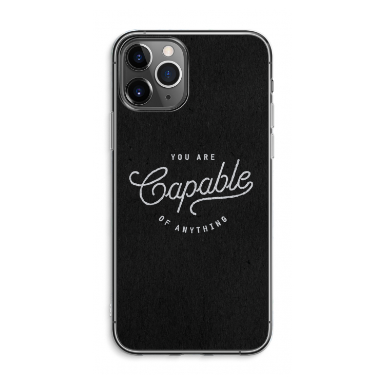 Capable: iPhone 11 Pro Max Transparant Hoesje