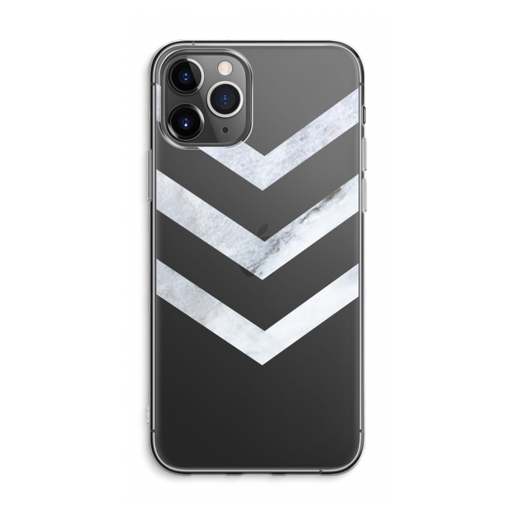 Marmeren pijlen: iPhone 11 Pro Max Transparant Hoesje