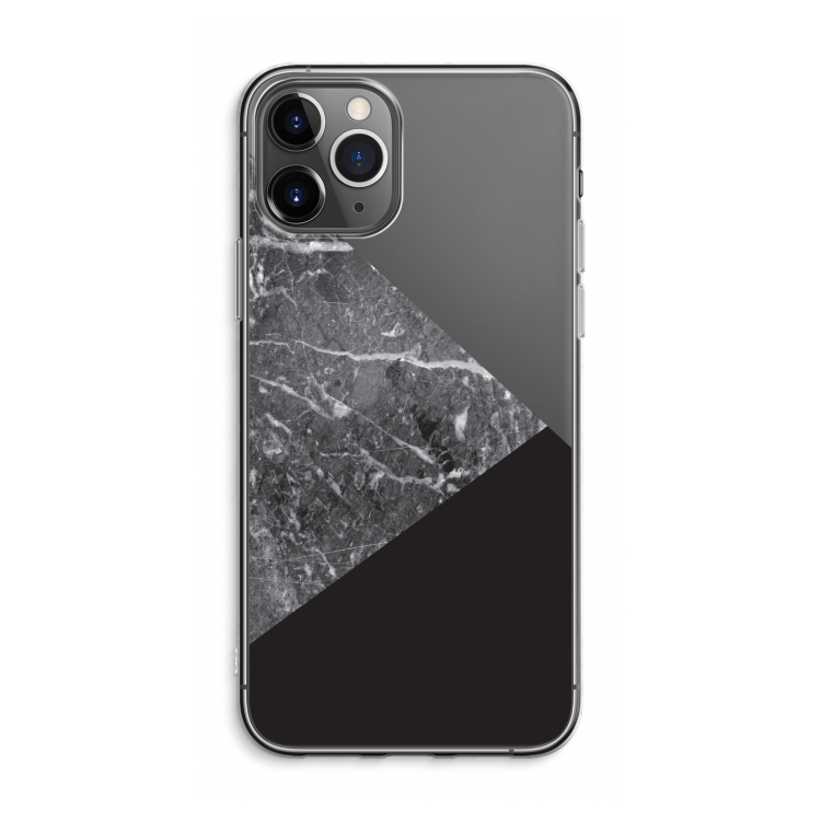 Combinatie marmer: iPhone 11 Pro Max Transparant Hoesje