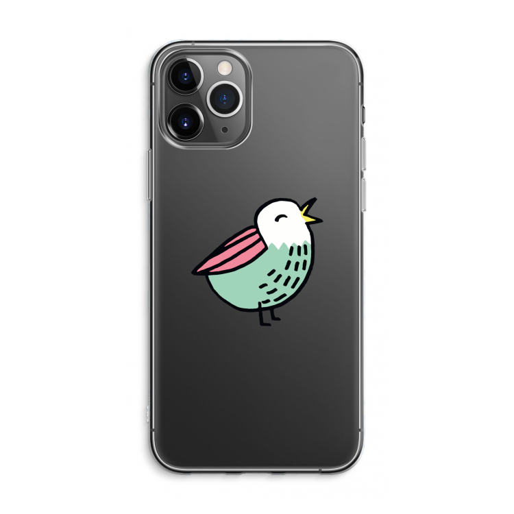 CaseCompany Birdy: iPhone 11 Pro Max Transparant Hoesje