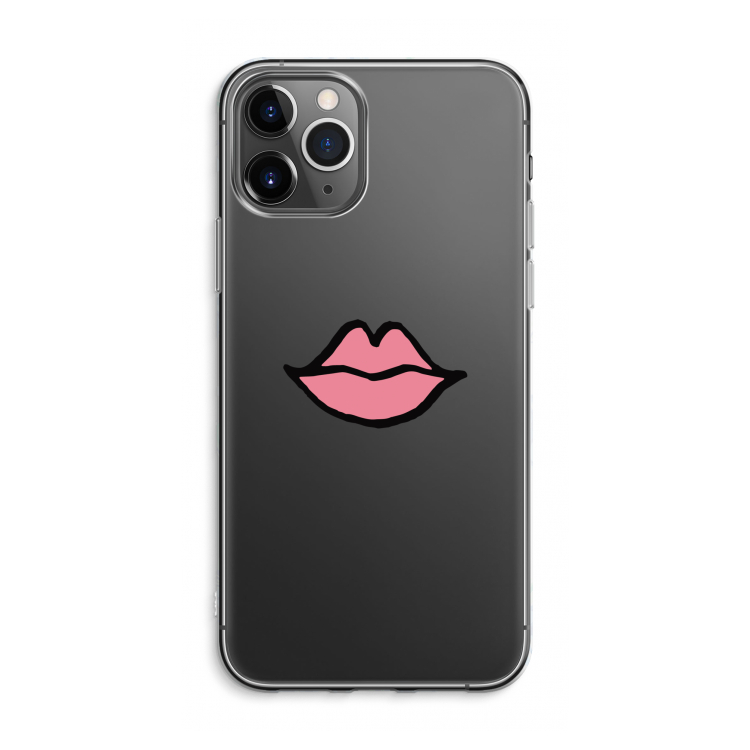 Kusje: iPhone 11 Pro Max Transparant Hoesje