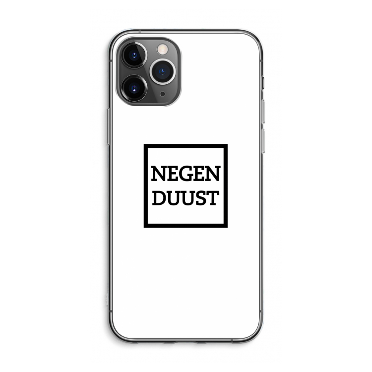 CaseCompany Negenduust vierkant: iPhone 11 Pro Max Transparant Hoesje
