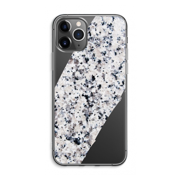 Gespikkelde marmer: iPhone 11 Pro Max Transparant Hoesje