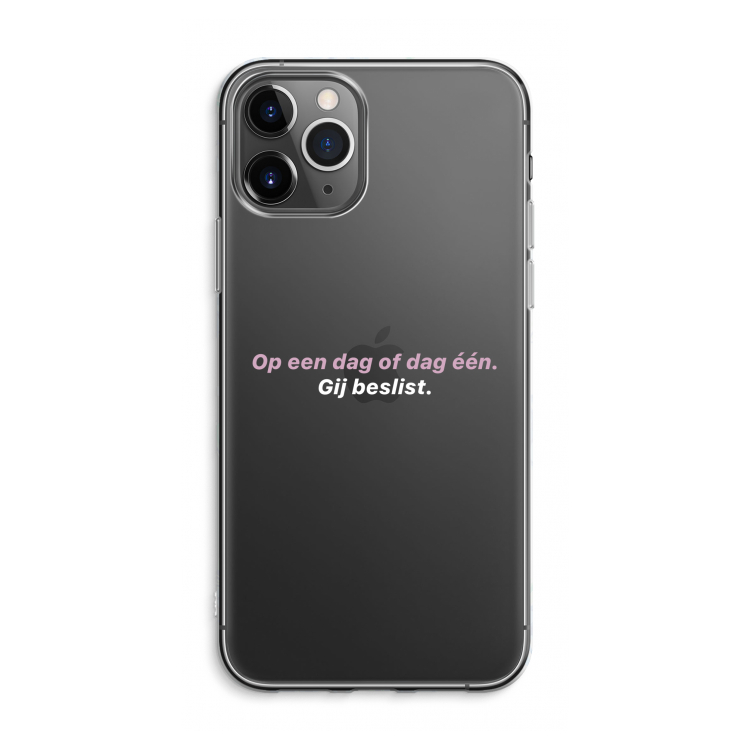 gij beslist: iPhone 11 Pro Max Transparant Hoesje