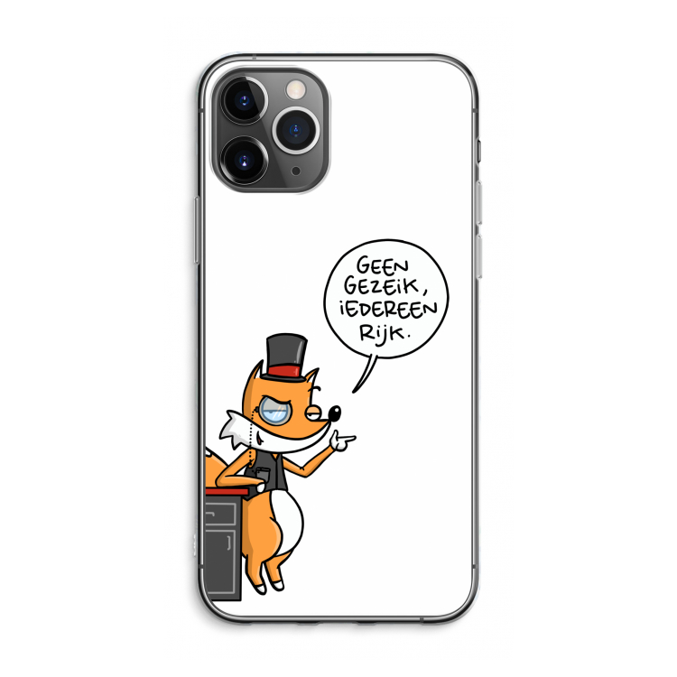 Geen Gezeik: iPhone 11 Pro Max Transparant Hoesje