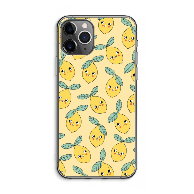 Citroenen: iPhone 11 Pro Max Transparant Hoesje