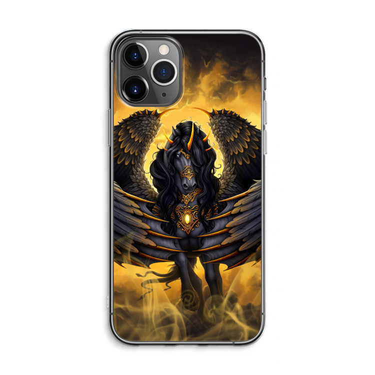 CaseCompany Pegasus: iPhone 11 Pro Max Transparant Hoesje