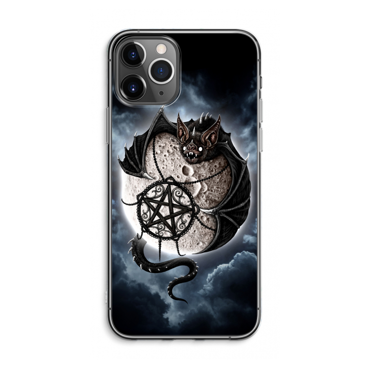 CaseCompany Volle maan: iPhone 11 Pro Max Transparant Hoesje