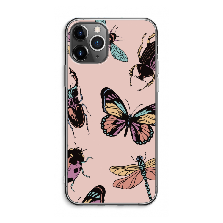 CaseCompany Tiny Bugs: iPhone 11 Pro Max Transparant Hoesje