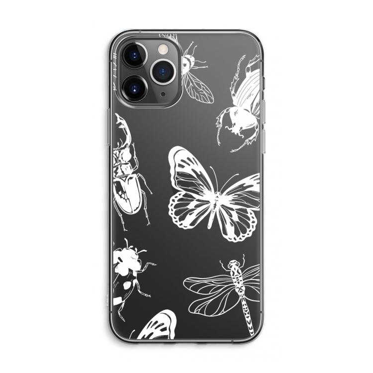 CaseCompany Tiny Bugs: iPhone 11 Pro Max Transparant Hoesje