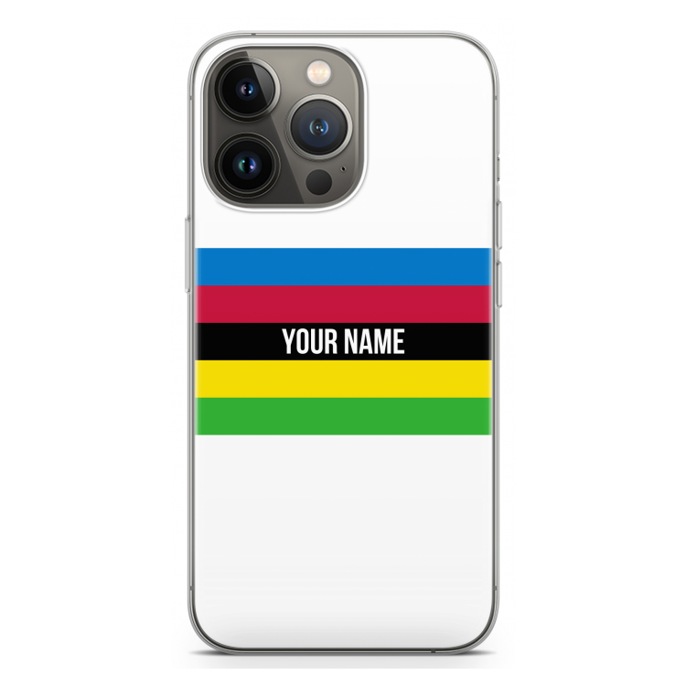 WK Wielrennen: iPhone 13 Pro Transparant Hoesje