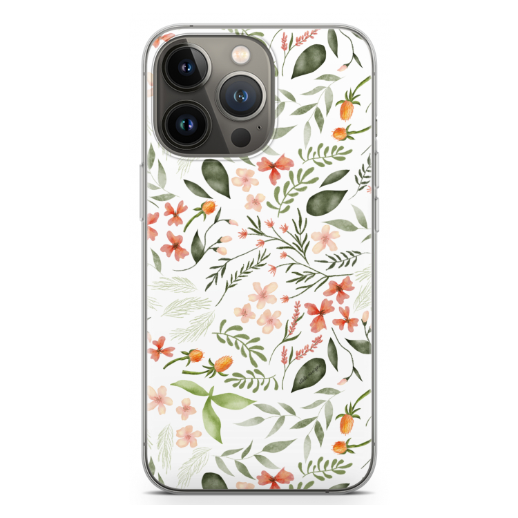 Sweet little flowers: iPhone 13 Pro Transparant Hoesje