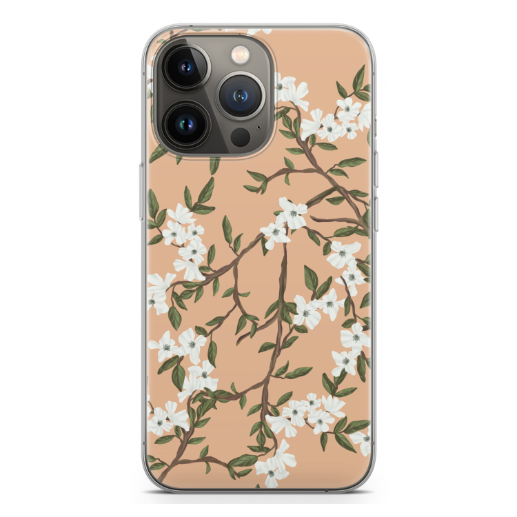 Blossoming spring: iPhone 13 Pro Transparant Hoesje