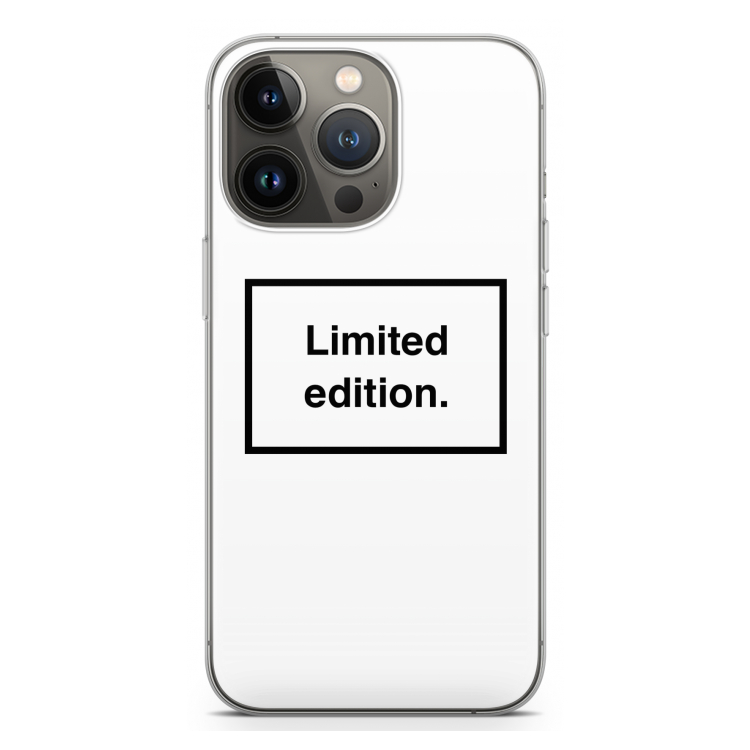 Limited edition: iPhone 13 Pro Transparant Hoesje