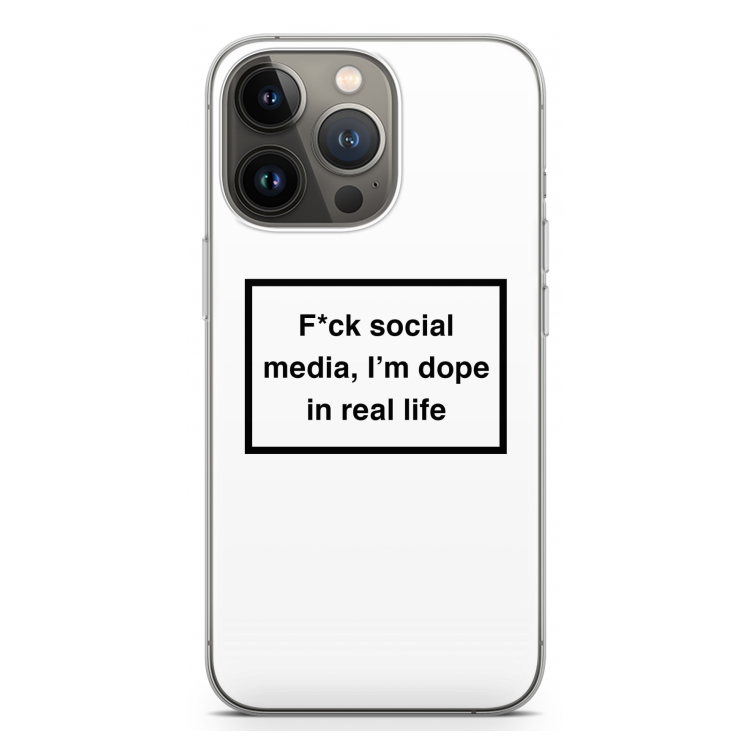 I'm dope: iPhone 13 Pro Transparant Hoesje