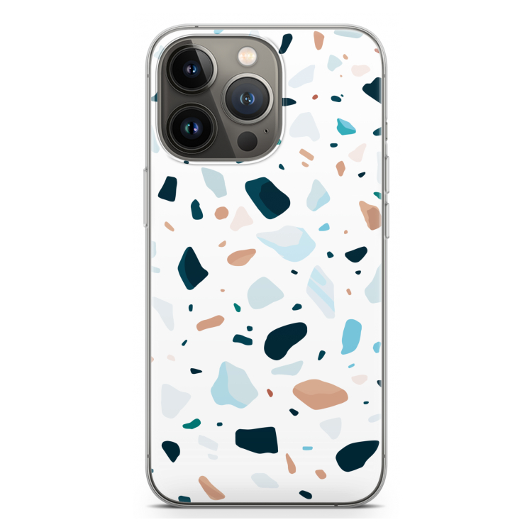Terrazzo N°13: iPhone 13 Pro Transparant Hoesje