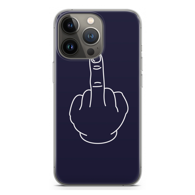 F**k U: iPhone 13 Pro Transparant Hoesje