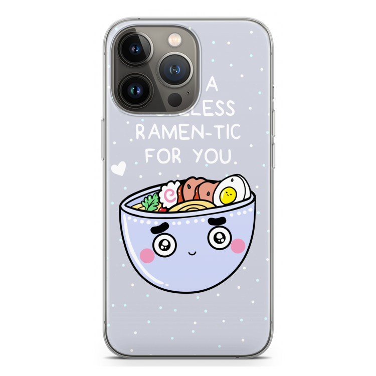 I'm A Hopeless Ramen-Tic For You: iPhone 13 Pro Transparant Hoesje