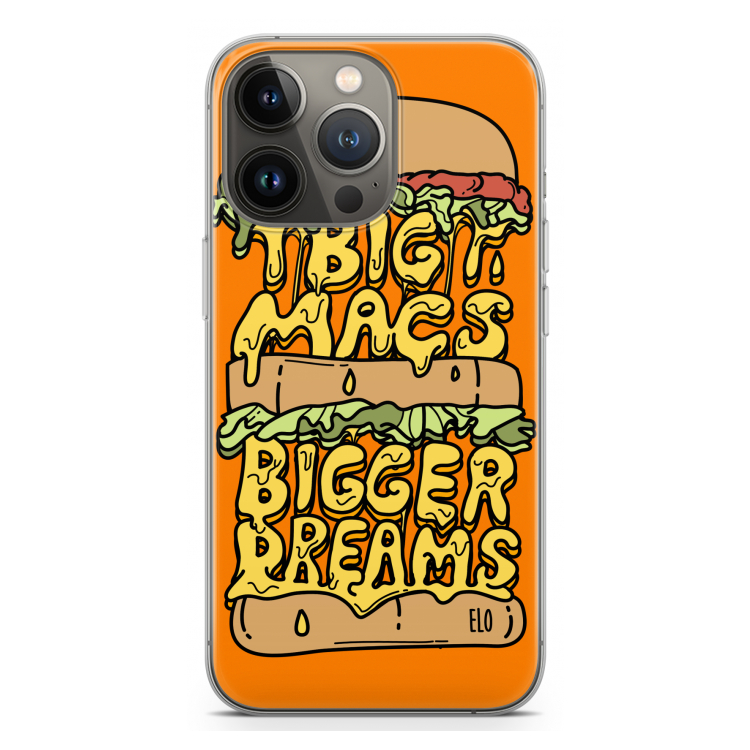 Big Macs Bigger Dreams: iPhone 13 Pro Transparant Hoesje