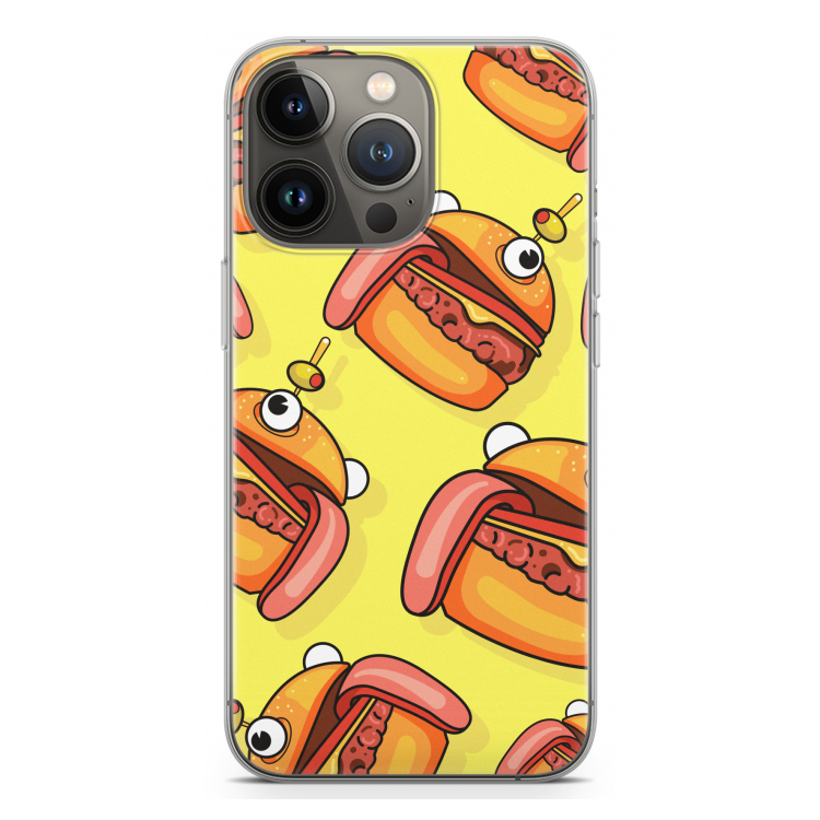 Hamburger: iPhone 13 Pro Transparant Hoesje