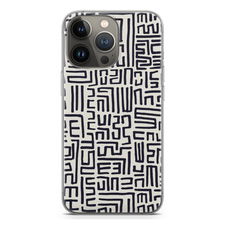 Moroccan Print: iPhone 13 Pro Transparant Hoesje