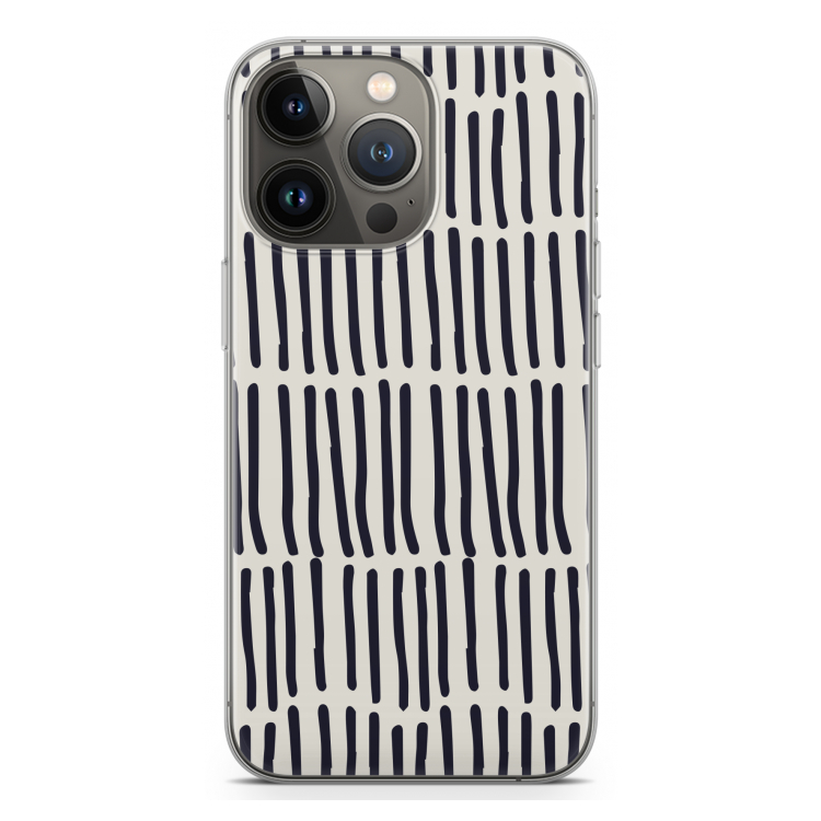 Moroccan stripes: iPhone 13 Pro Transparant Hoesje