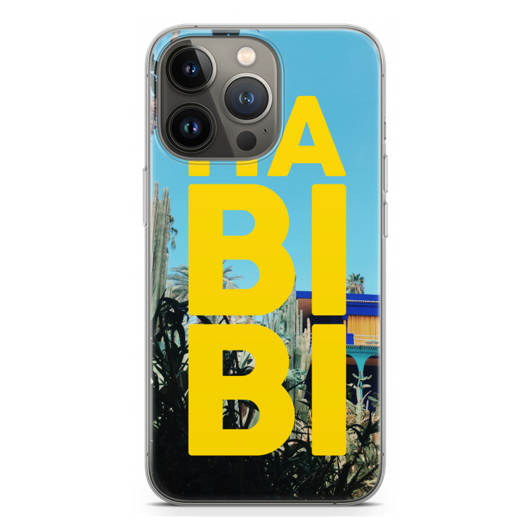 Habibi Majorelle : iPhone 13 Pro Transparant Hoesje