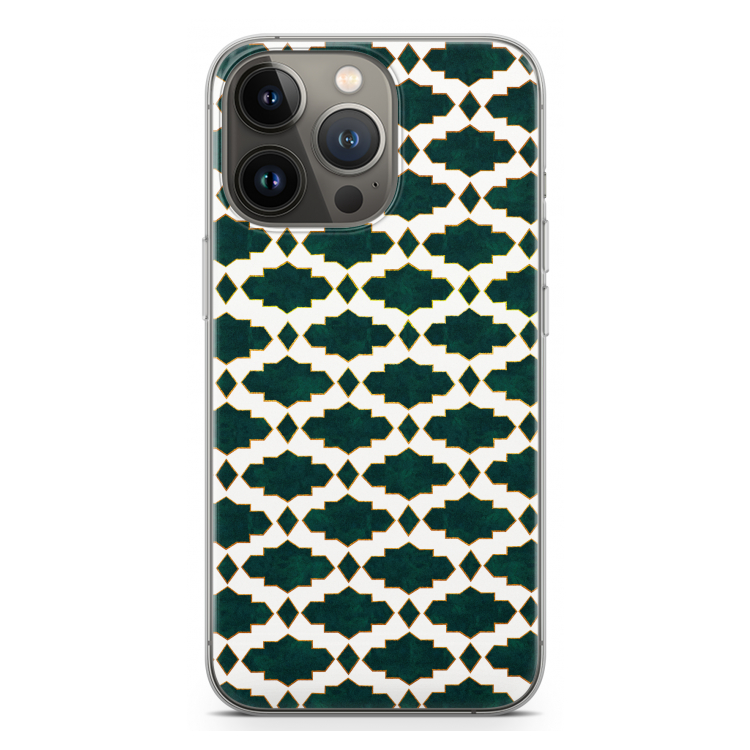 Moroccan tiles: iPhone 13 Pro Transparant Hoesje