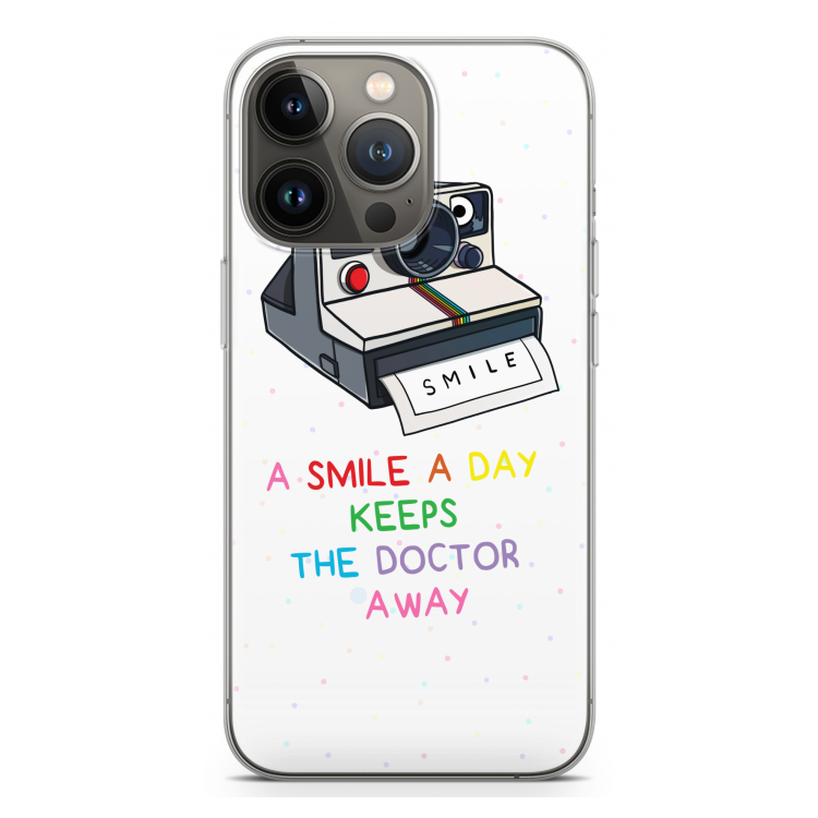 Smile: iPhone 13 Pro Transparant Hoesje