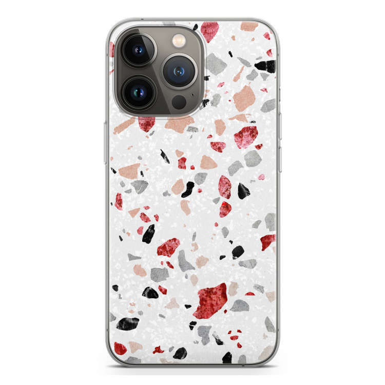 Terrazzo N°12: iPhone 13 Pro Transparant Hoesje