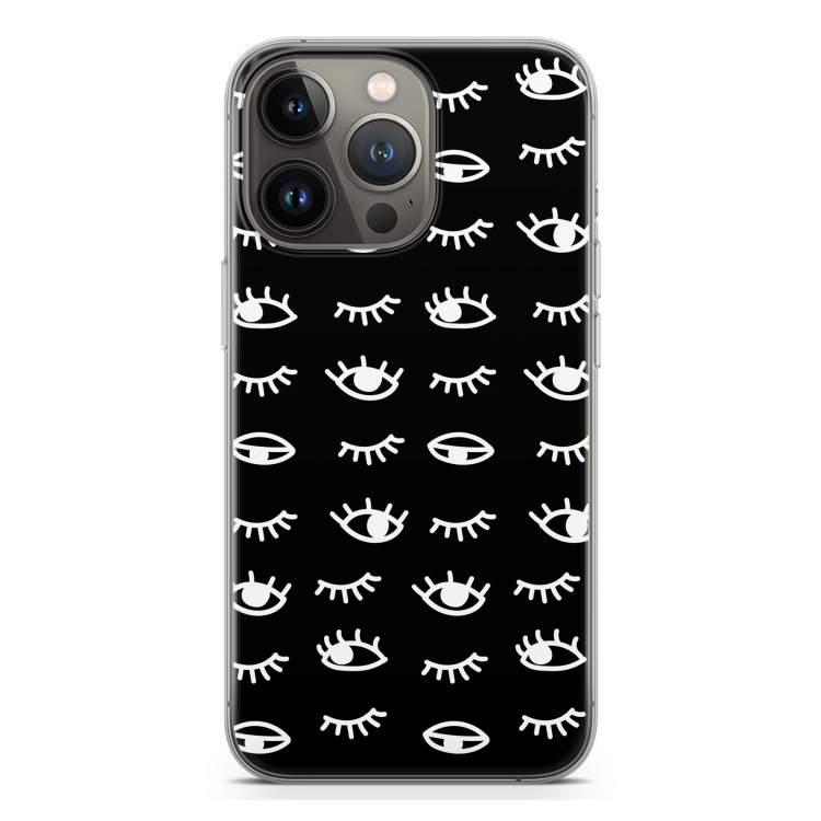 Eye pattern #3: iPhone 13 Pro Transparant Hoesje