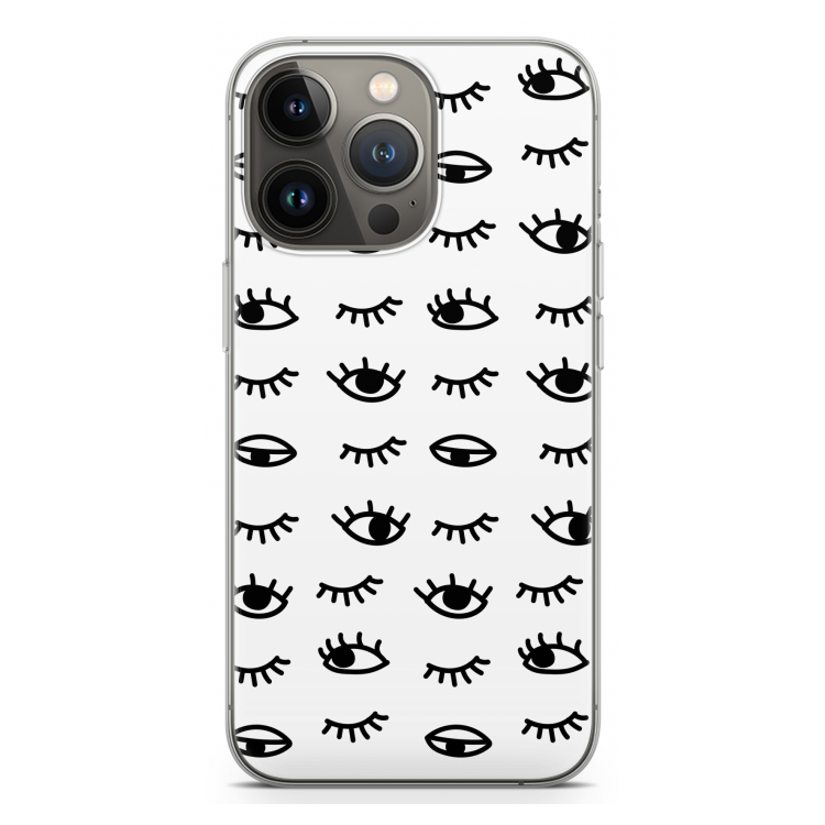Eye pattern #2: iPhone 13 Pro Transparant Hoesje