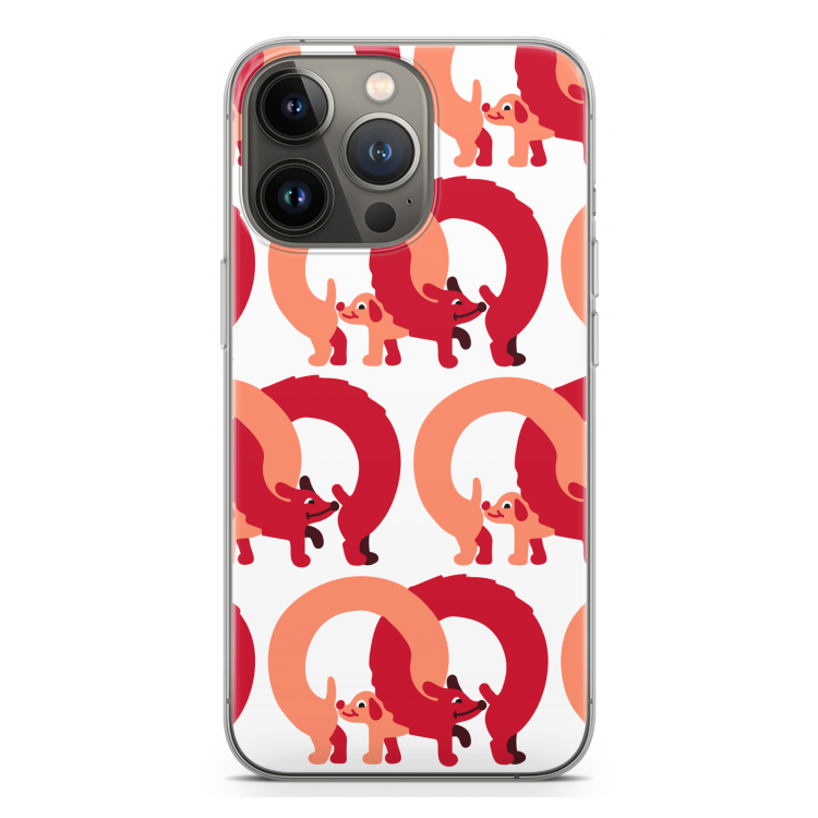 Dogs: iPhone 13 Pro Transparant Hoesje