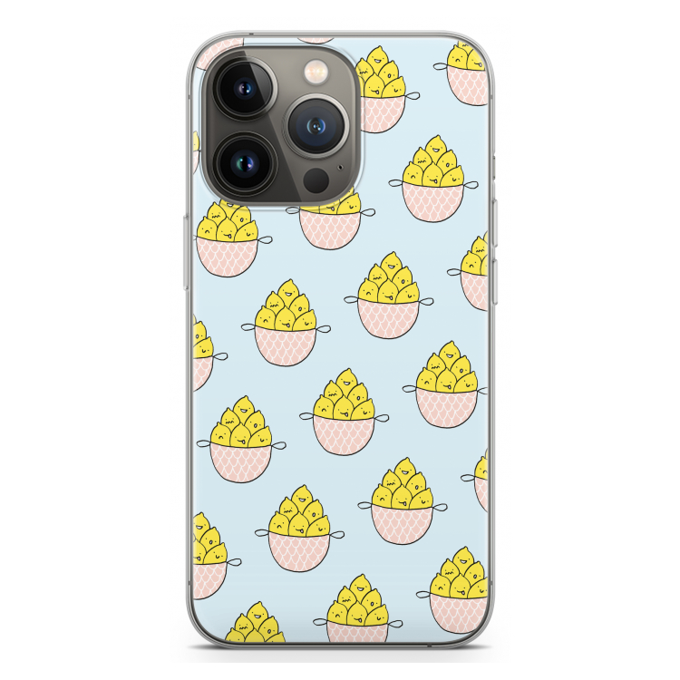 Citroenen: iPhone 13 Pro Transparant Hoesje