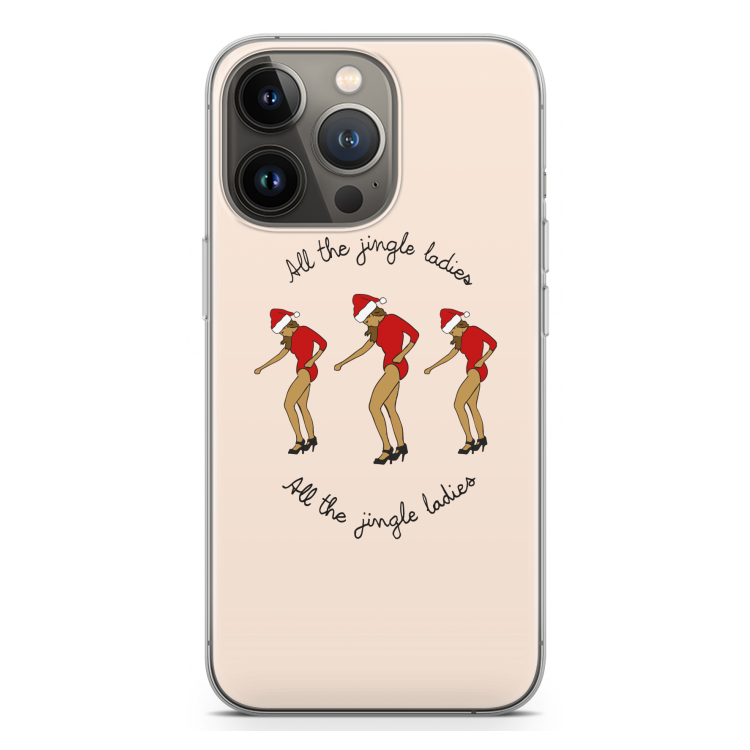 Jingle Ladies: iPhone 13 Pro Transparant Hoesje