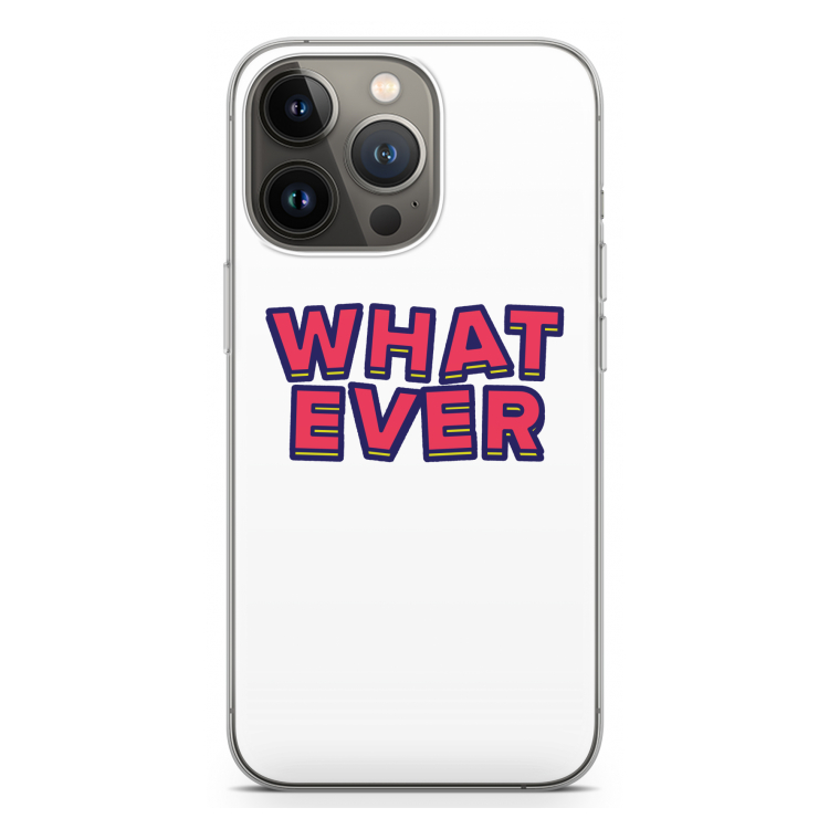 Whatever: iPhone 13 Pro Transparant Hoesje